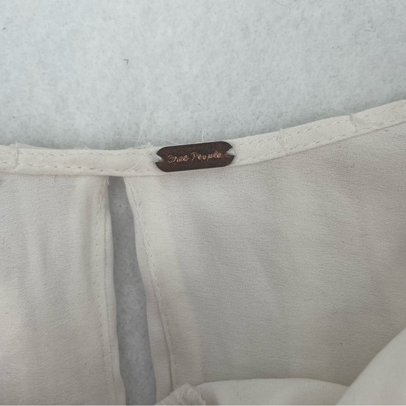 FREE PEOPLE Women’s Soul Serene Ivory Blouse size: Large - Picture 10 of 11